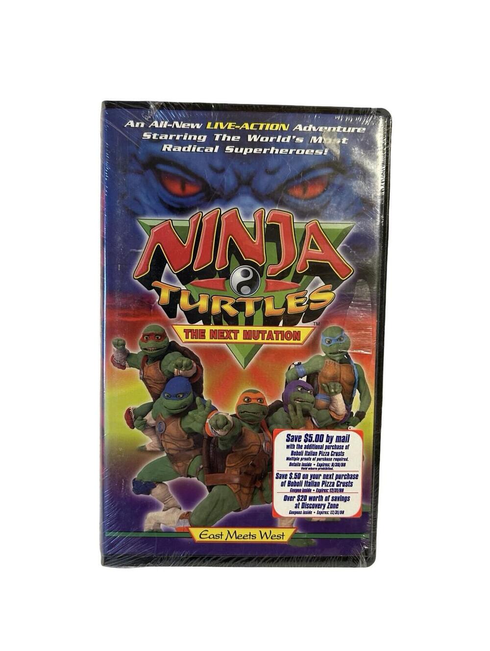 TMNT Ninja Turtles The Next Mutation East Meets West VHS 1998 Sealed Rare